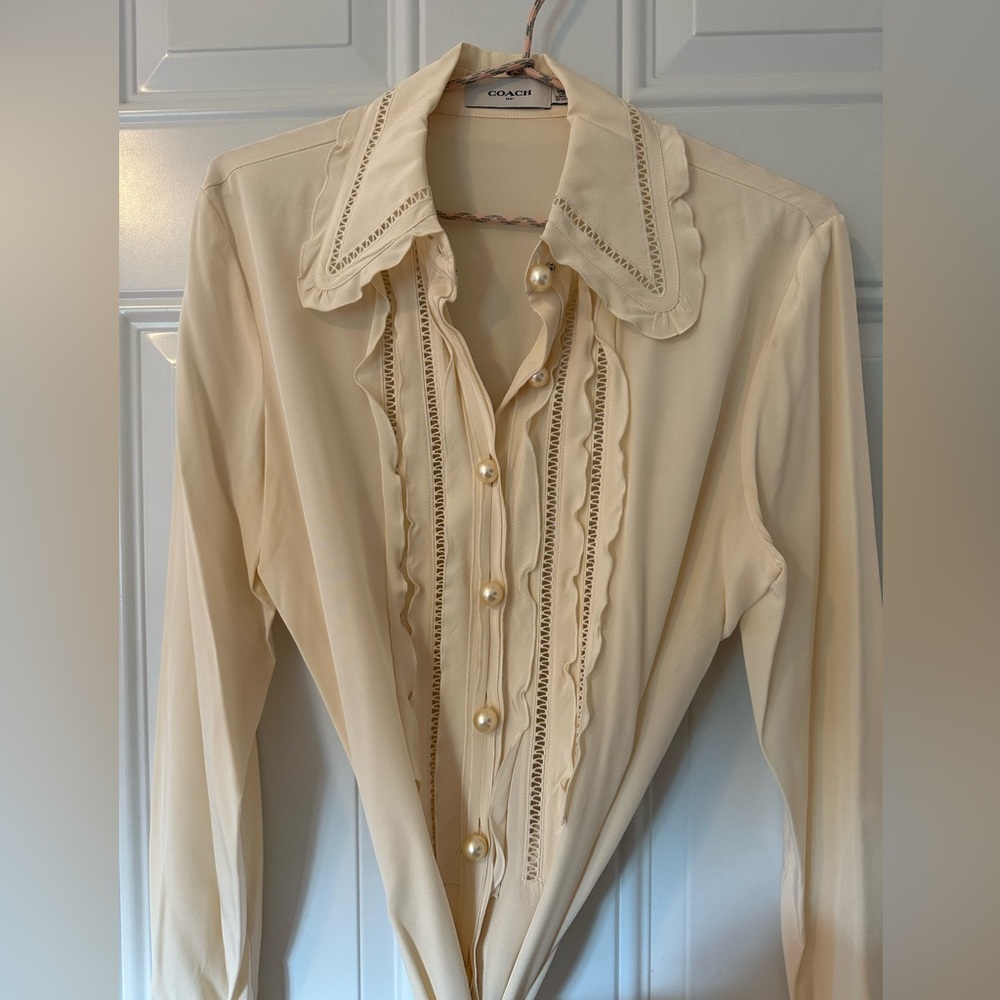 COACH 1941 ruffle blouse
